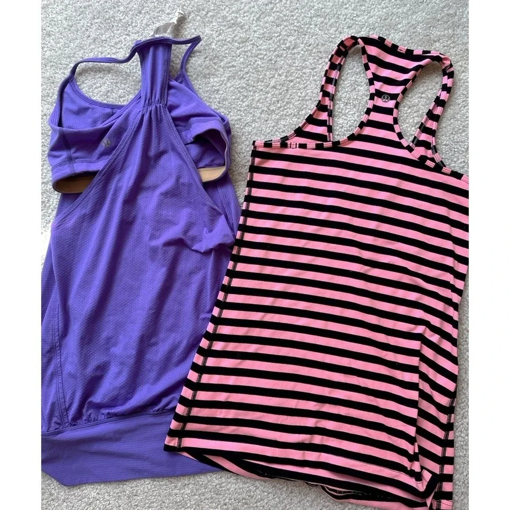 Lululemon Bundle Size 6 Lot Of 2 Tanks Yoga, GYM